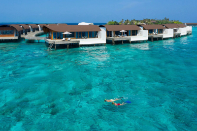 Snorkeling at Hanifaru Bay