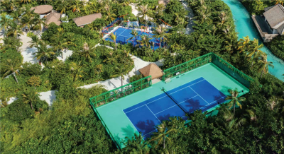 Tennis Court in Paradise