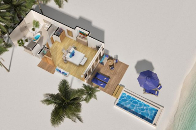Sunset Beach Villa with Pool